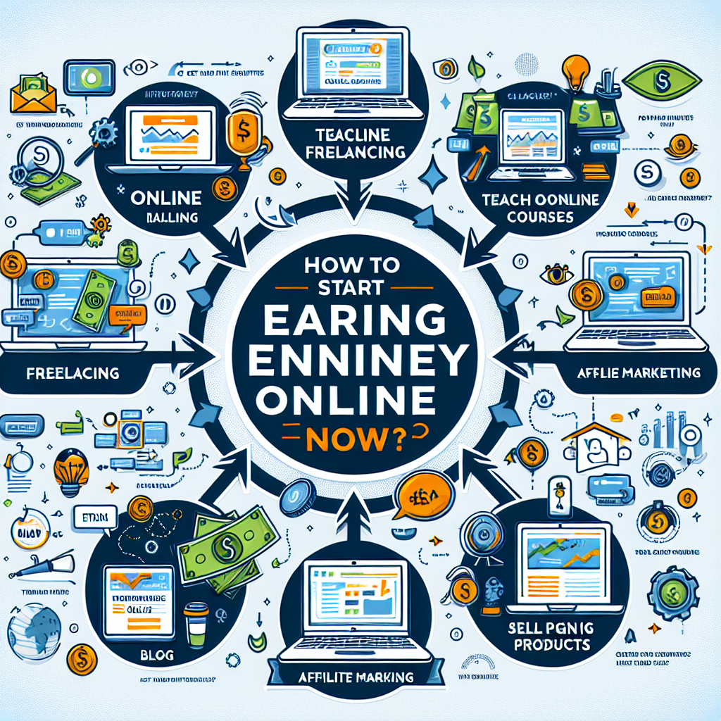 How To Start Earning Online Now