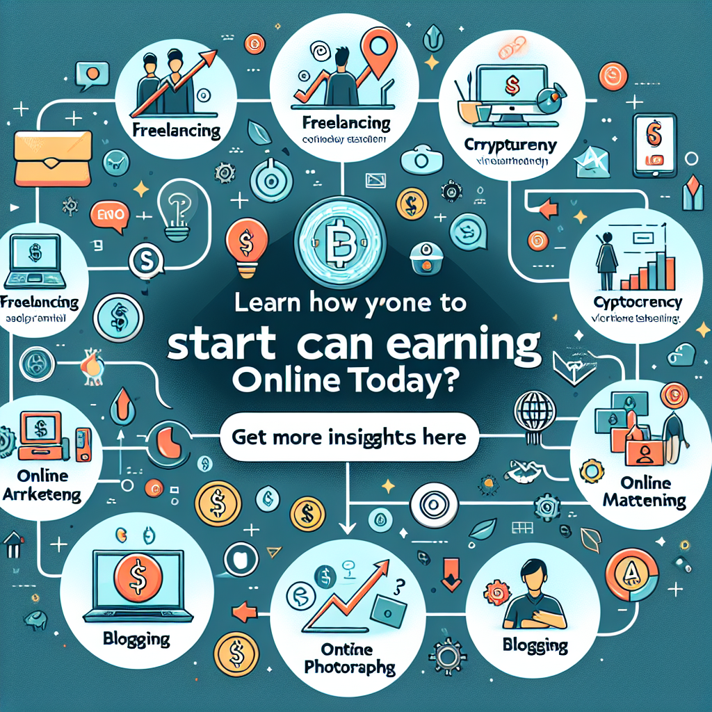 Learn How Anyone Can Start Earning Online Today