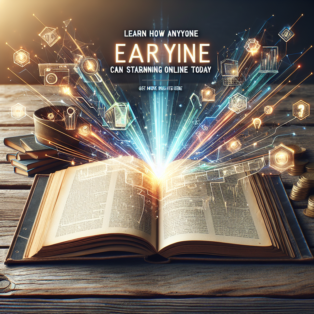 Learn How Anyone Can Start Earning Online Today