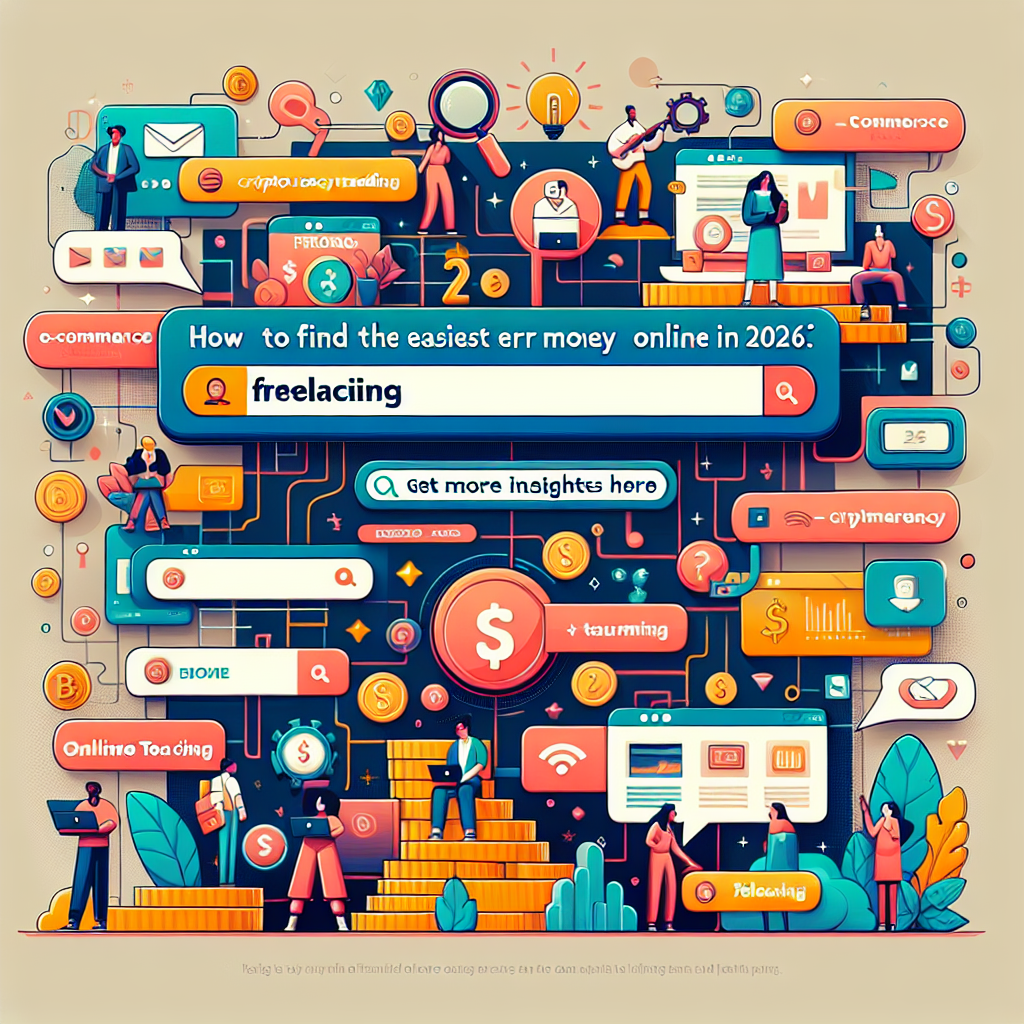 How To Find The Easiest Ways To Earn Money Online In 2026