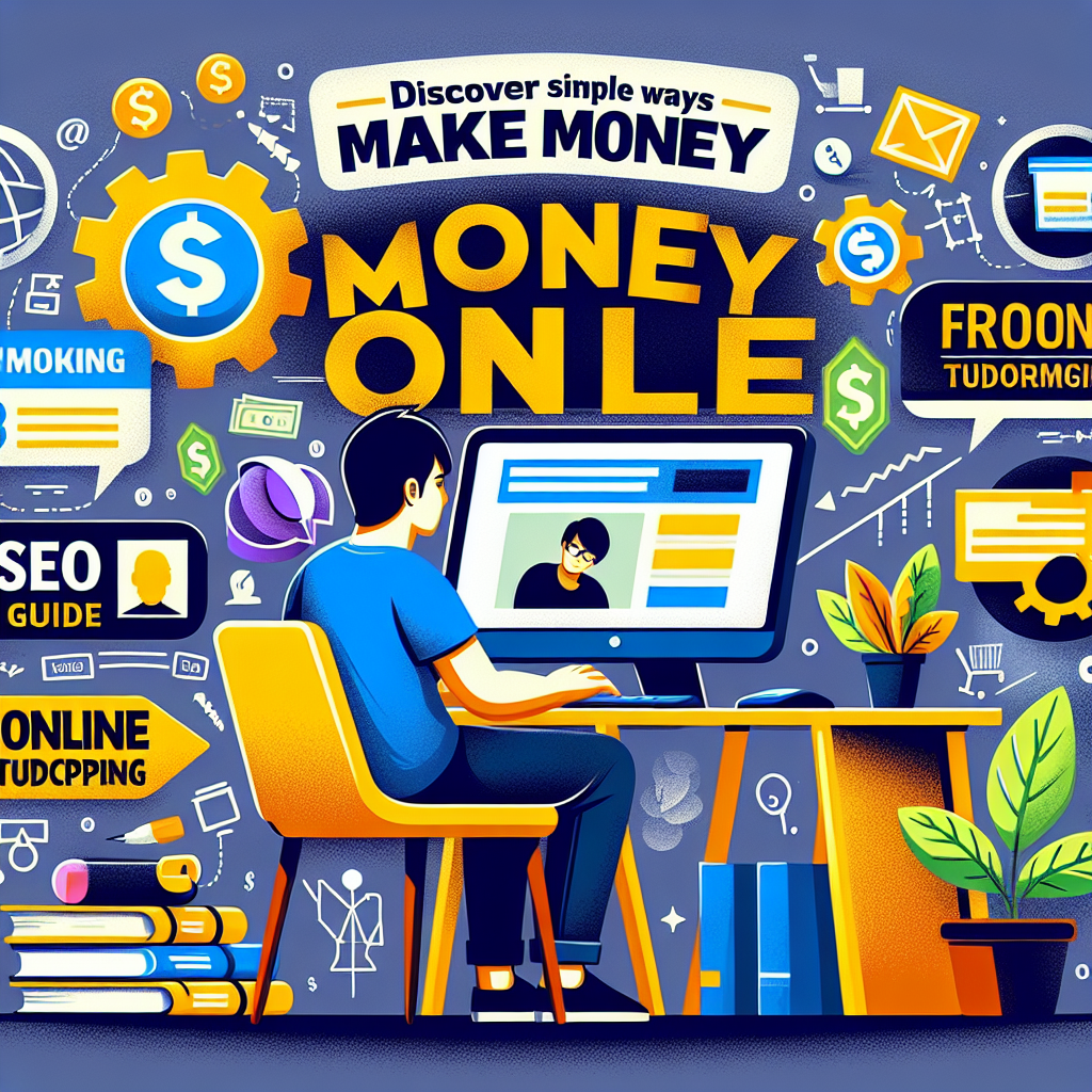 How To Discover Simple Ways To Make Money Online