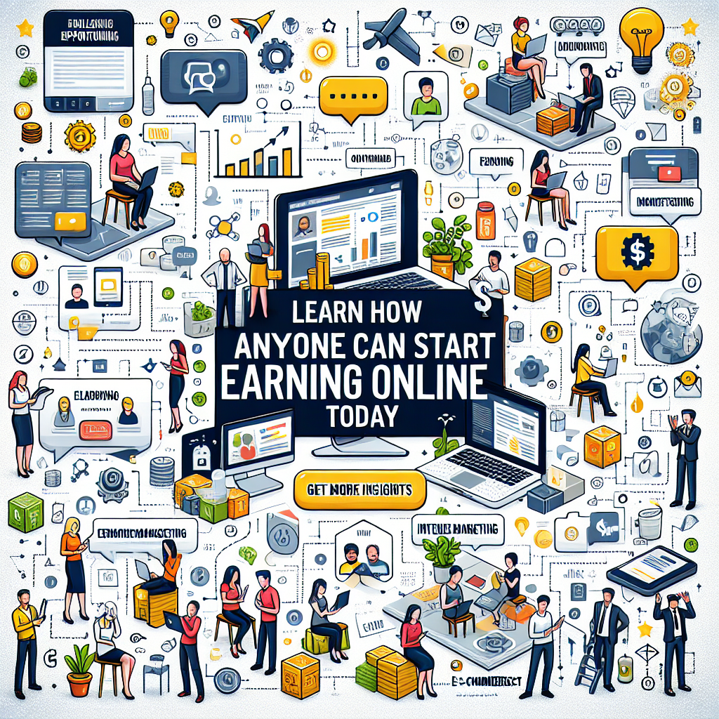 Learn How Anyone Can Start Earning Online Today