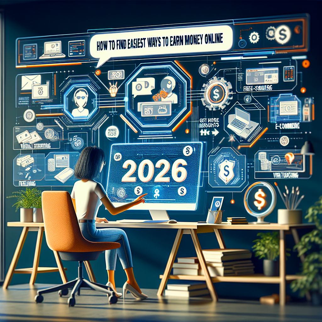 How To Find The Easiest Ways To Earn Money Online In 2026