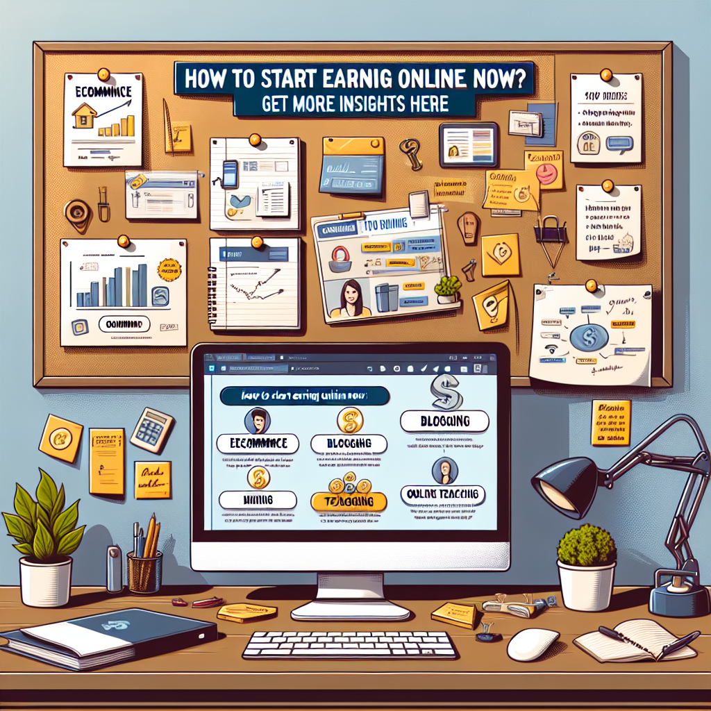 How To Start Earning Online Now