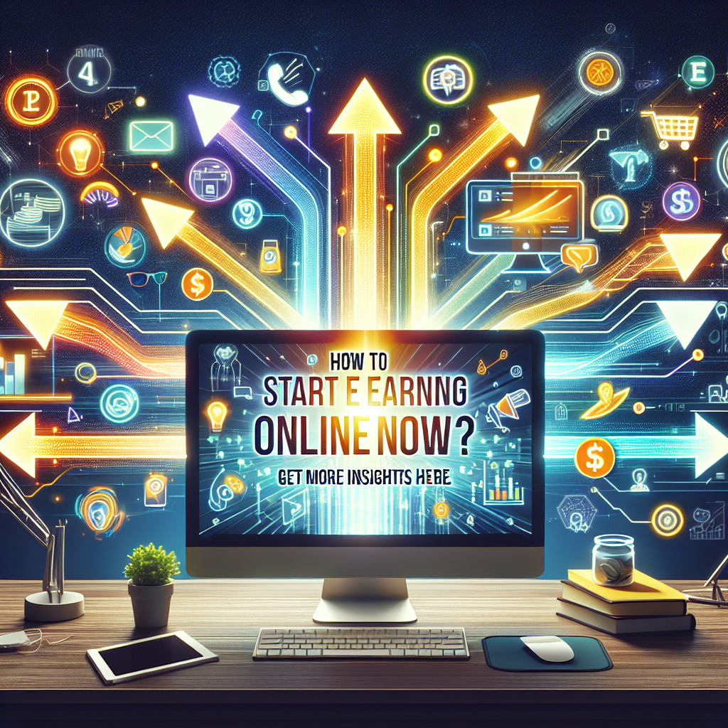How To Start Earning Online Now