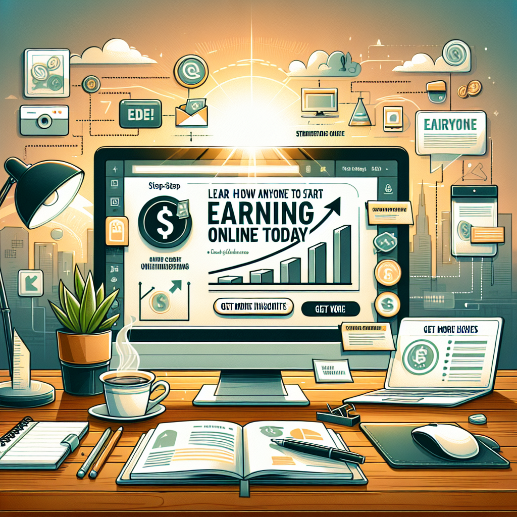 Learn How Anyone Can Start Earning Online Today