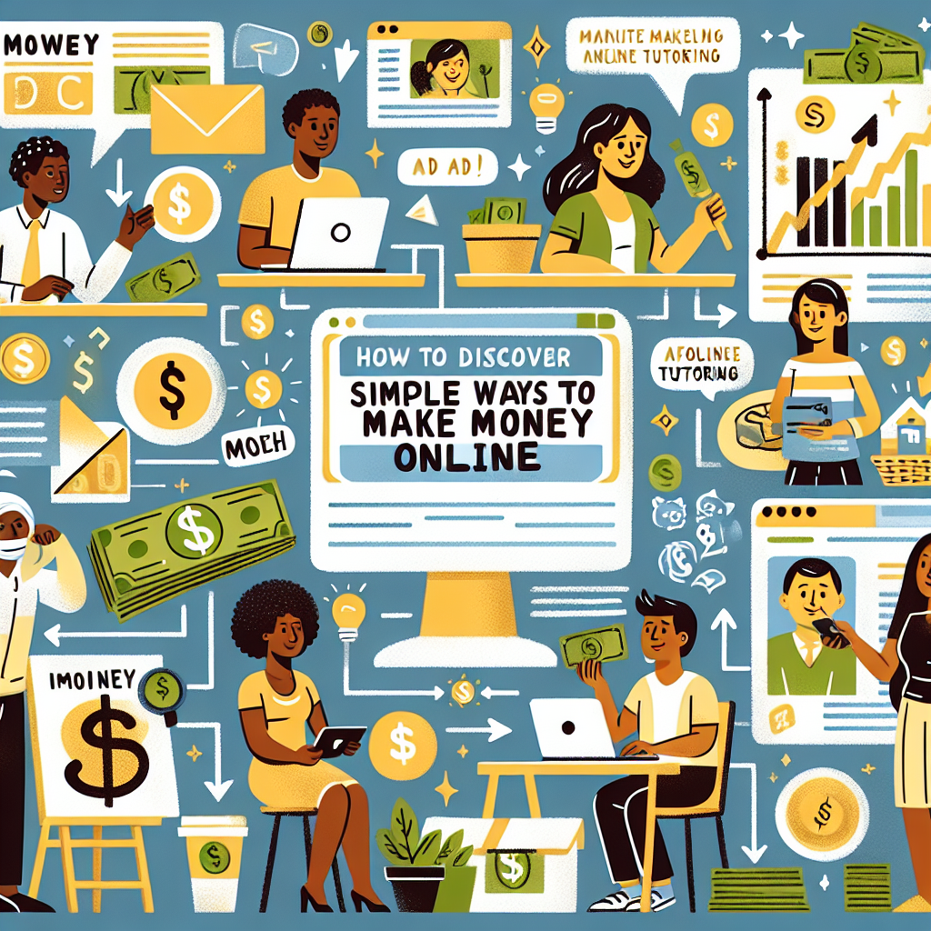 How To Discover Simple Ways To Make Money Online