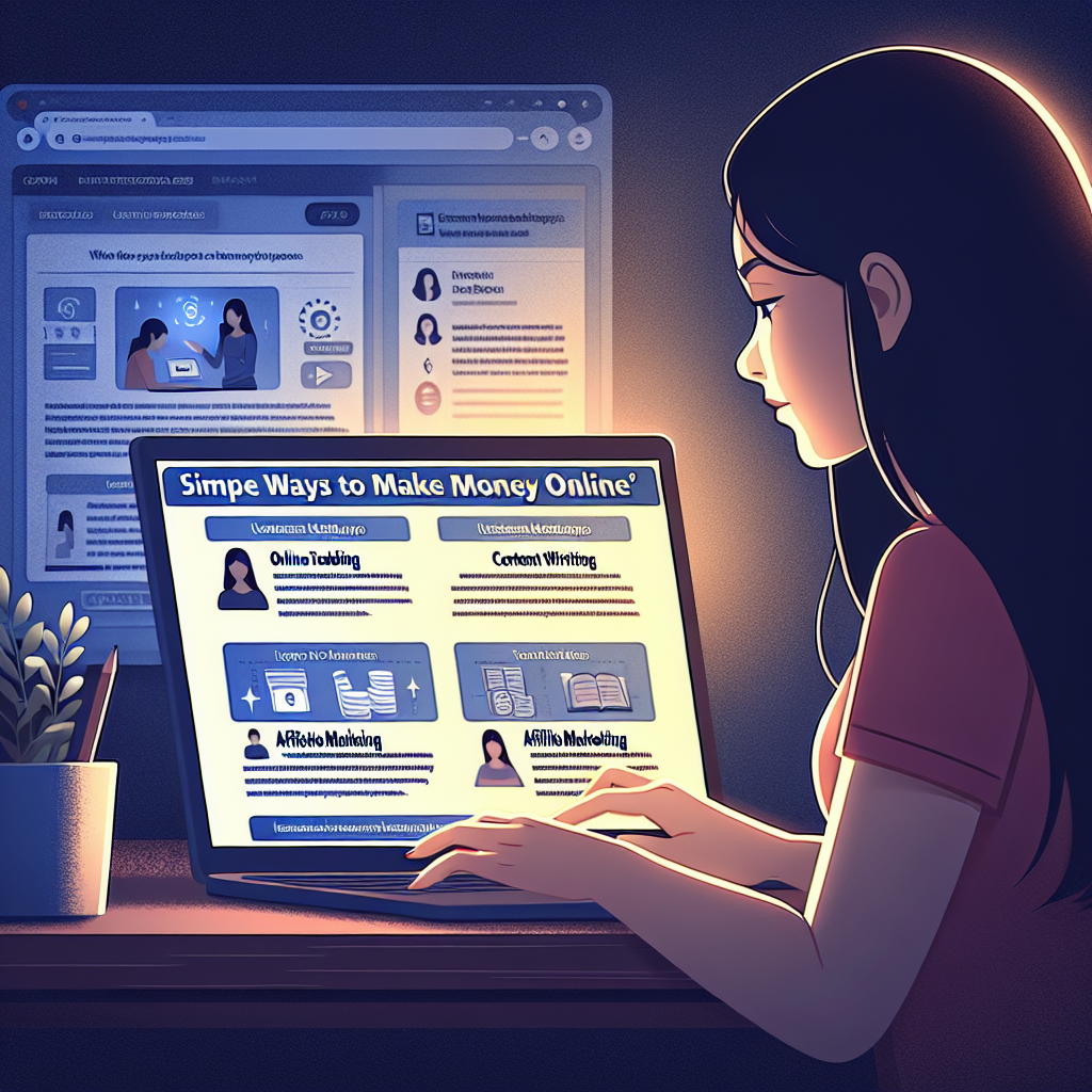 How To Discover Simple Ways To Make Money Online