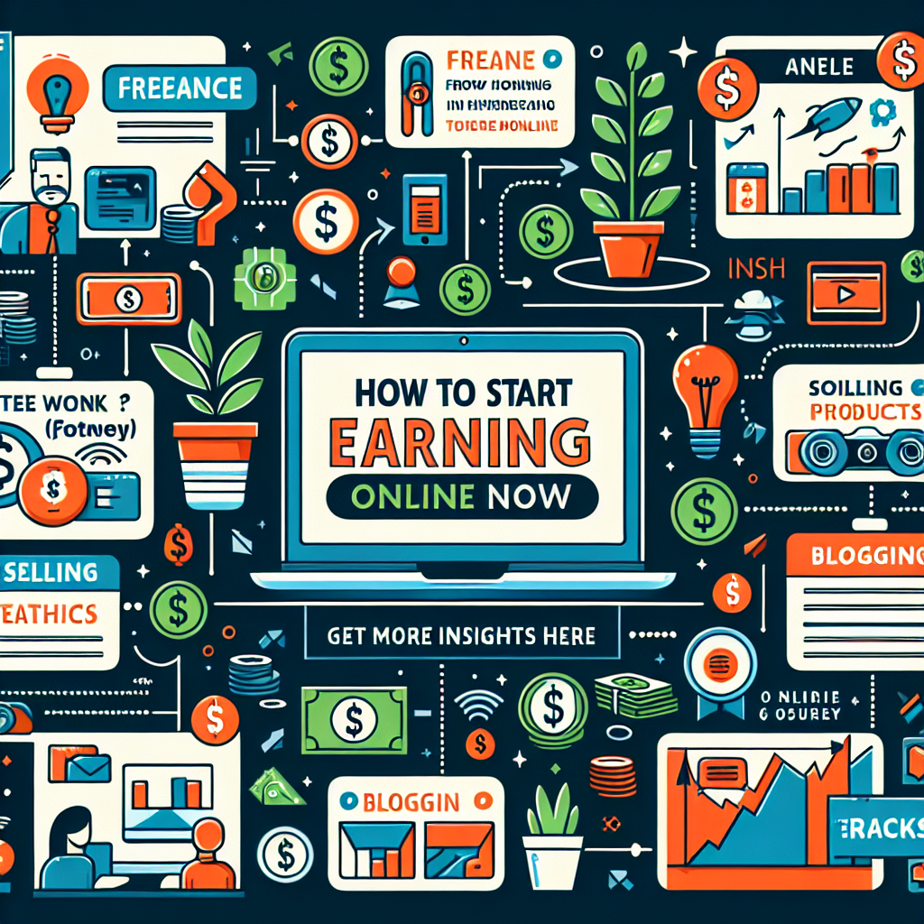 How To Start Earning Online Now