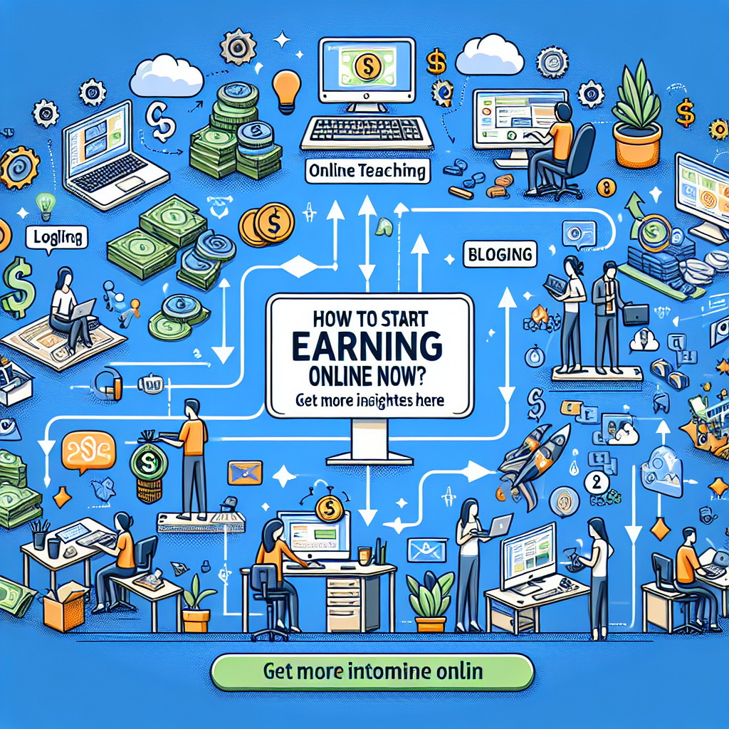 How To Start Earning Online Now