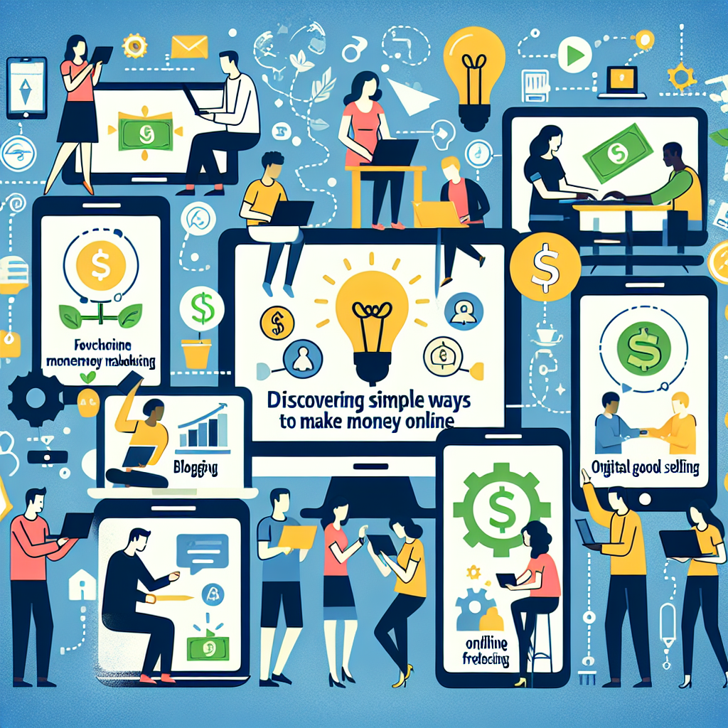 How To Discover Simple Ways To Make Money Online