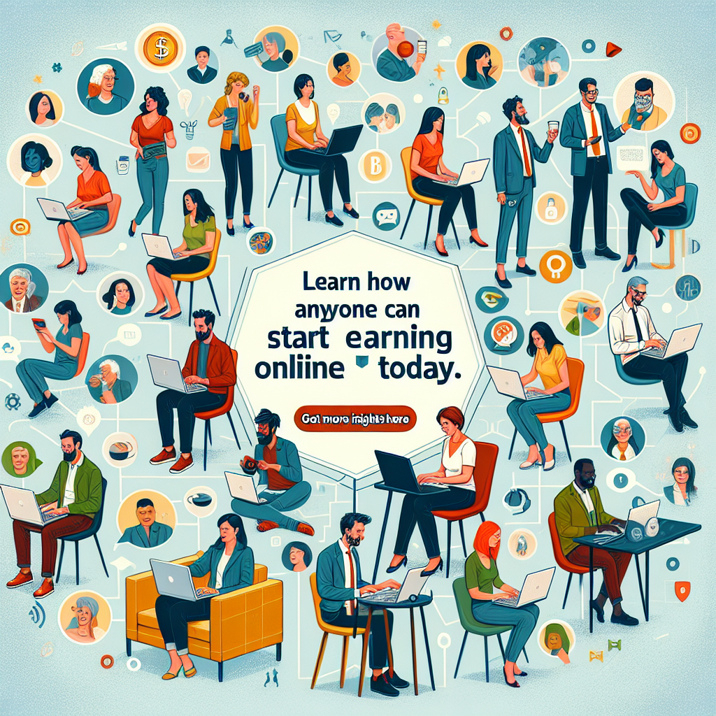 Learn How Anyone Can Start Earning Online Today