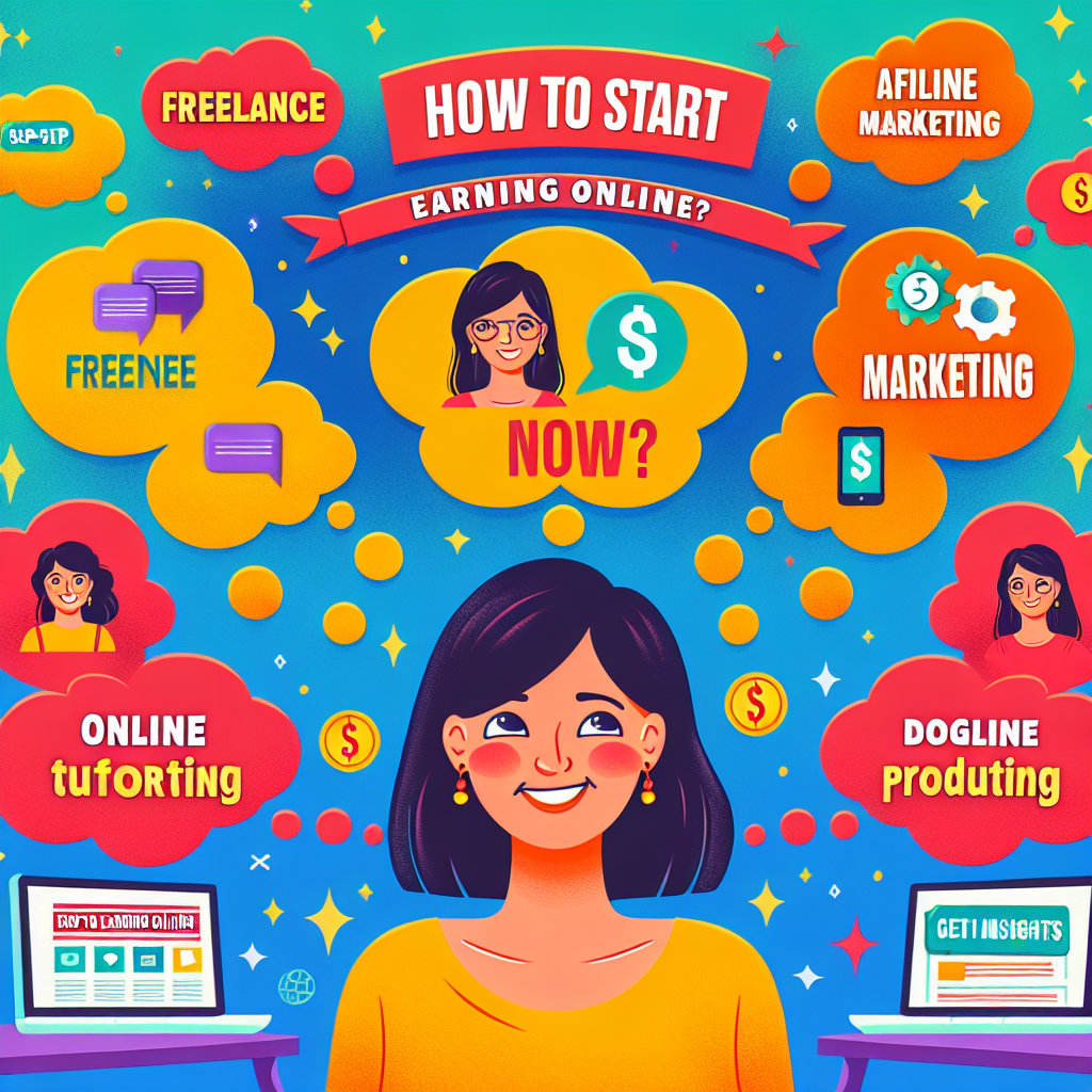 How To Start Earning Online Now
