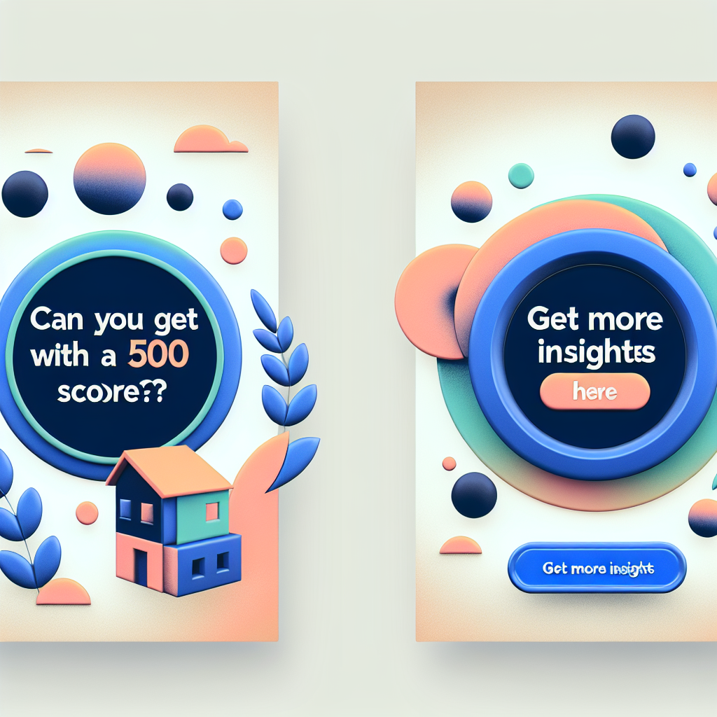 Can You Get An Fha Loan With A 500 Score?