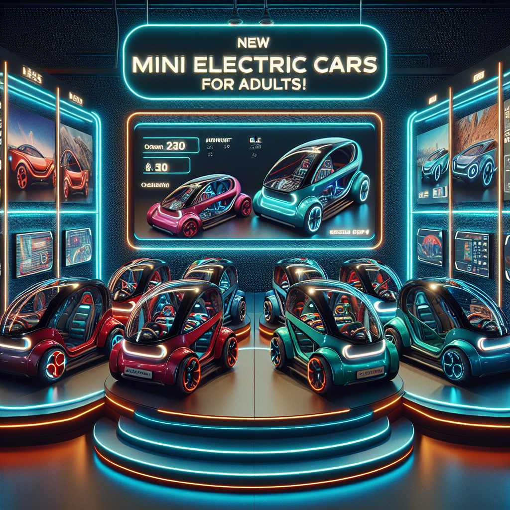 New Mini Electric Cars For Adults! (see Prices)